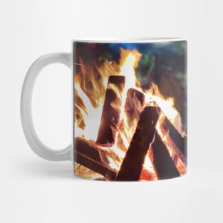 Bonfire in Downtown Portland Mug